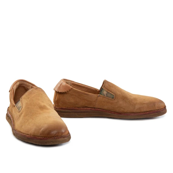 slipon in camoscio tortora