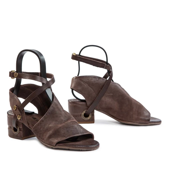 sandals FORO ebony leather
