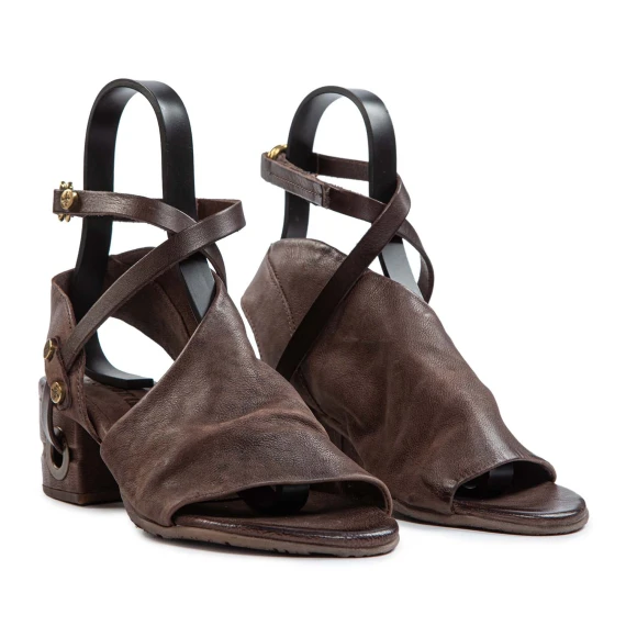 sandals FORO ebony leather
