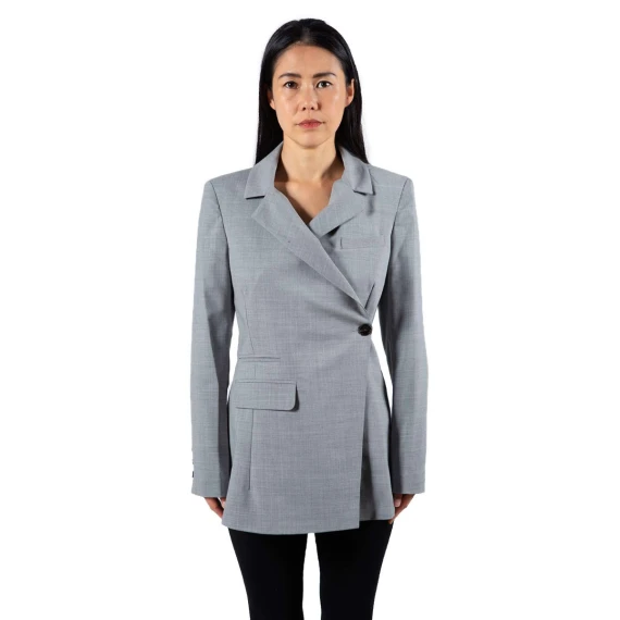 blazer ANNA in tessuto grigio