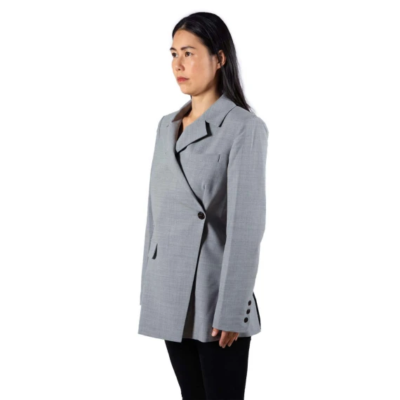 blazer ANNA in tessuto grigio