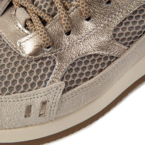 sneakers HOTY in pelle ghiaccio