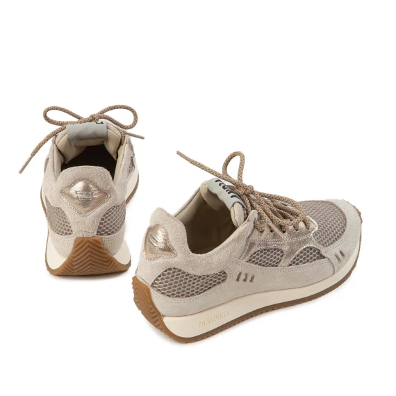 sneakers HOTY in pelle ghiaccio