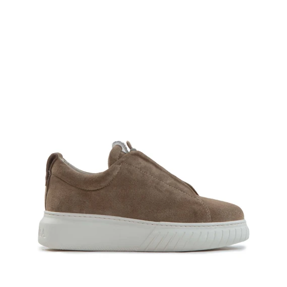 sneakers LIBI in suede camel