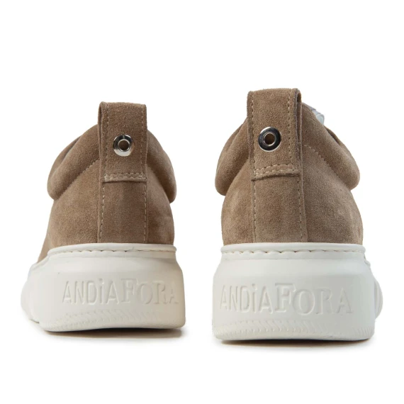 sneakers LIBI in suede camel