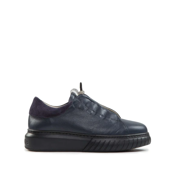 sneakers LIBI CUT in pelle blu