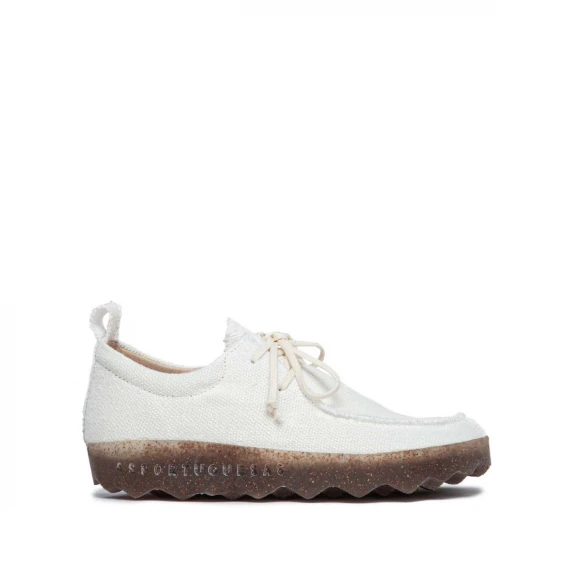 sneakers CHAT in cotone riciclato bianco