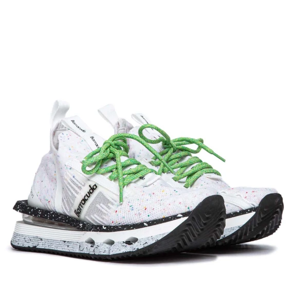 snaekers NIKHO in tessuto bianco