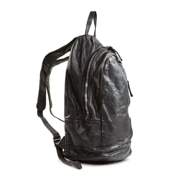 zaino FRASSINO in pelle nera