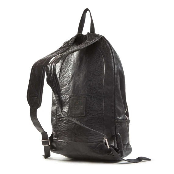 zaino FRASSINO in pelle nera