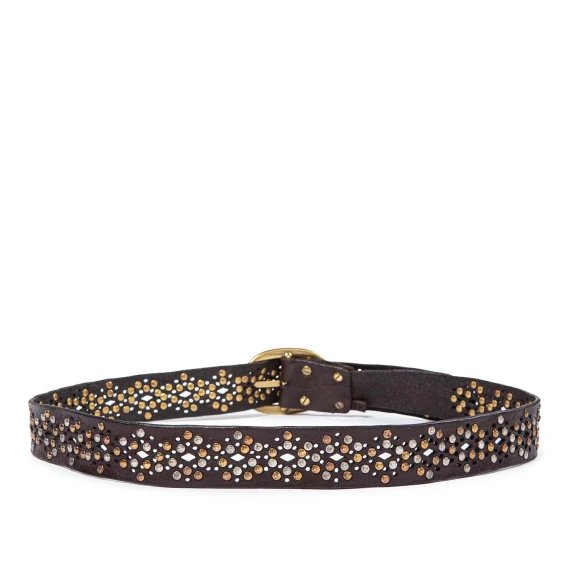 cintura con rivetti testa di moro