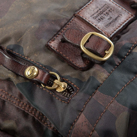 zaino TIGLIO in tessuto marrone