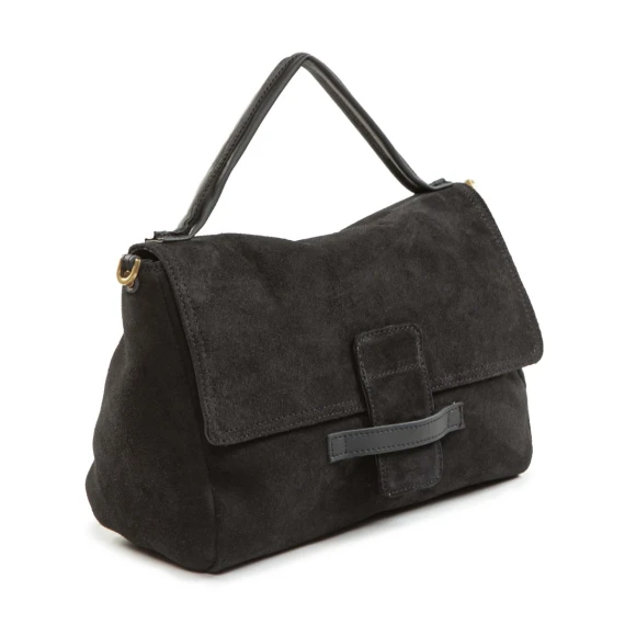 borsa MARIA nera con patta