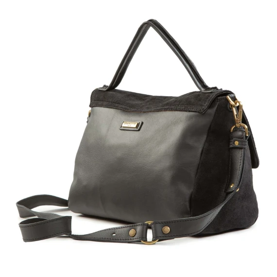 borsa MARIA nera con patta