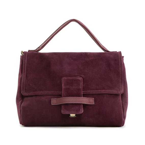 borsa MARIA con patta prugna