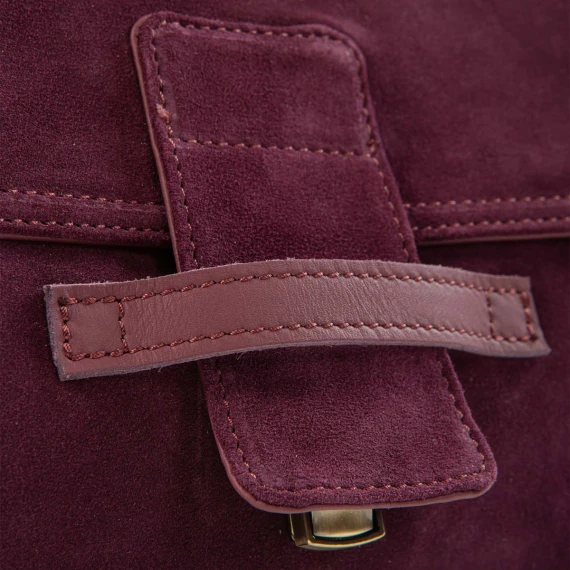 borsa MARIA con patta prugna