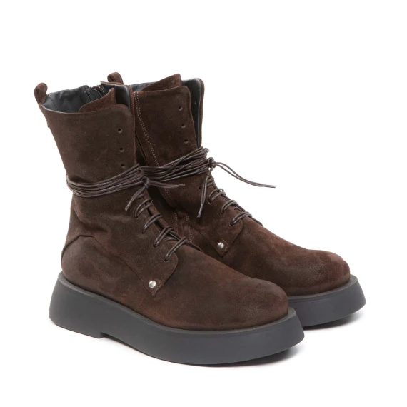 anfibi in camoscio testa di moro