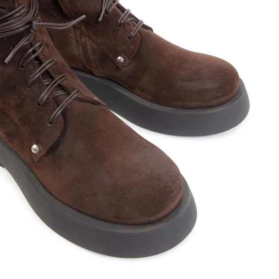 anfibi in camoscio testa di moro