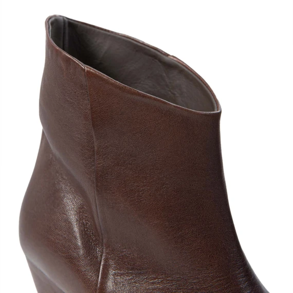 tronchetti in pelle castagna