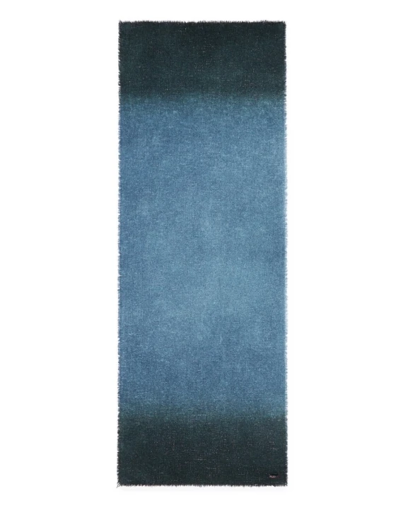 sciarpa SUSANNA in lana sfumata azzurra