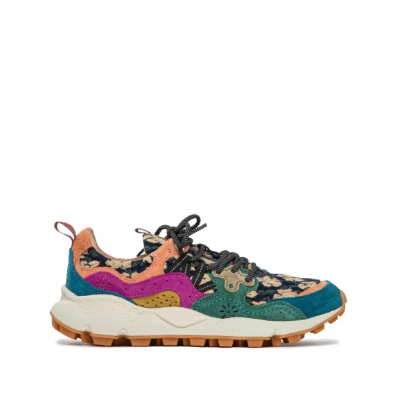 sneakers YAMANO con fiori multicolore