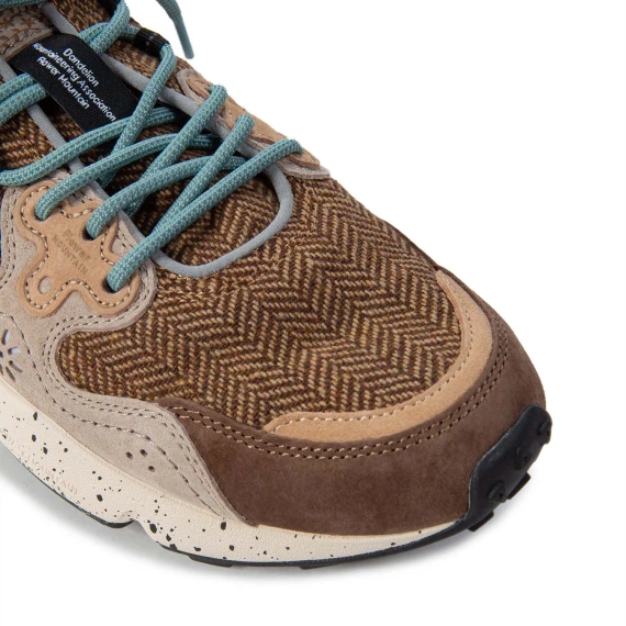 sneakers YAMANO con inserti marroni