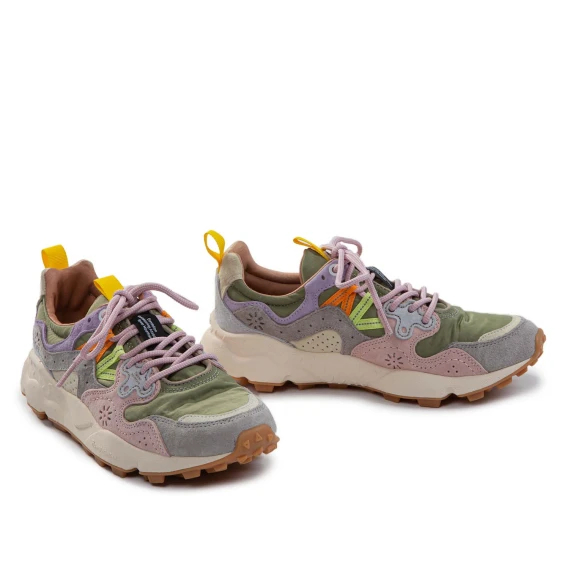 sneakers YAMANO con inserti verde militare