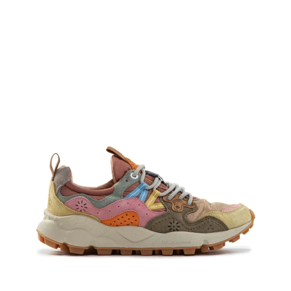 sneakers YAMANO con inserti rosa cipria