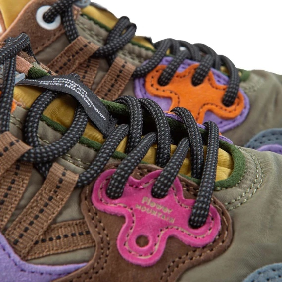 sneakers YAMANO con inserti kaki