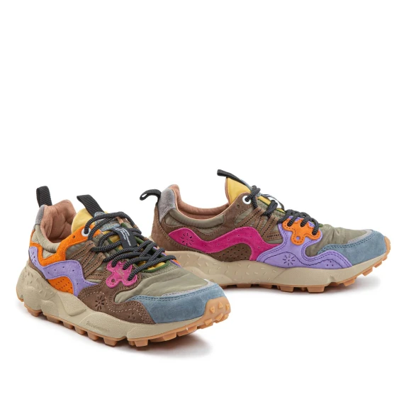 sneakers YAMANO con inserti kaki