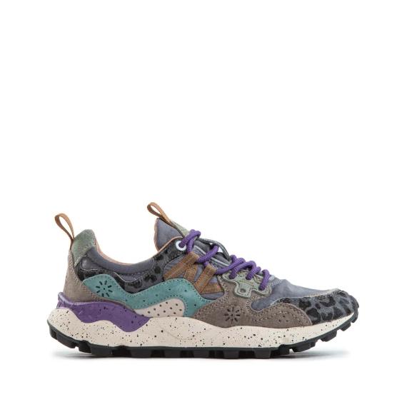 sneakers YAMANO con inserti grigi