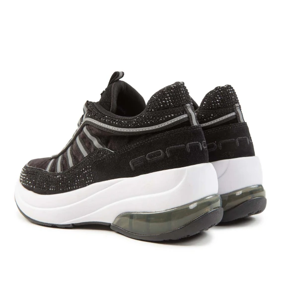 sneakers UP STRASS nera