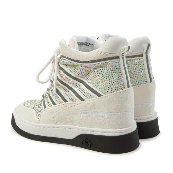 stivaletto DAISY STRASS bianco