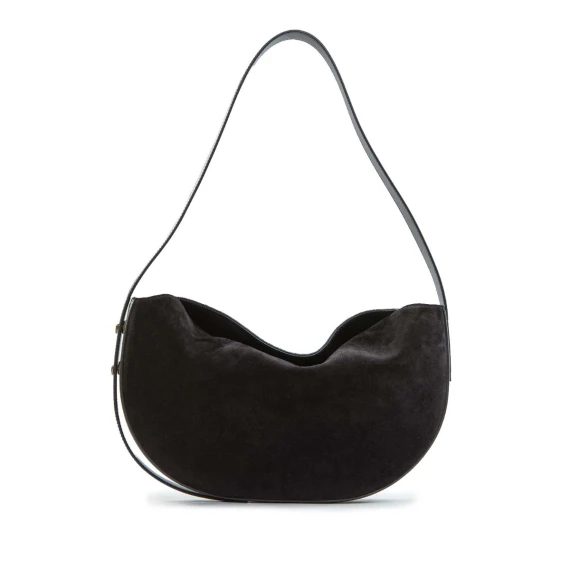 monospalla OPHELIA in camoscio nero