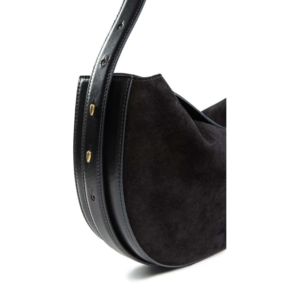 monospalla OPHELIA in camoscio nero