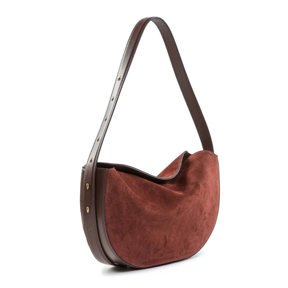 monospalla OPHELIA in camoscio wood