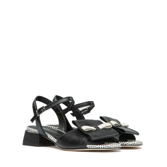 sandali MUSA in pelle nera