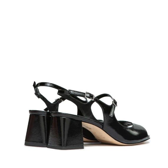 sandali ROMY in vernice nera