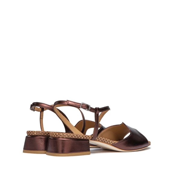 sandali MUSA in pelle cioccolato