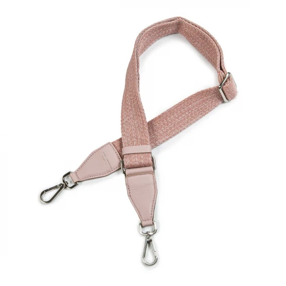 tracolla in tessuto rosa