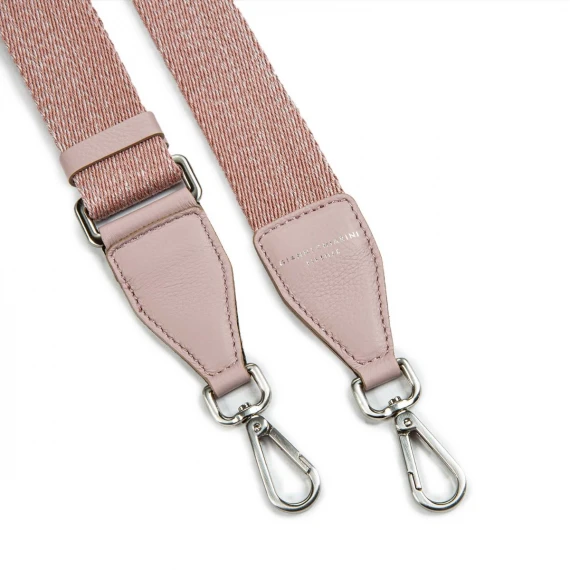 tracolla in tessuto rosa