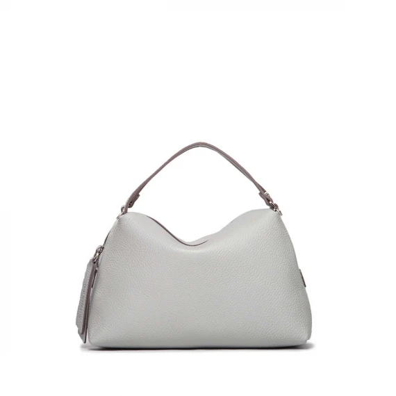 bauletto ALIFA in pelle grigio chiaro