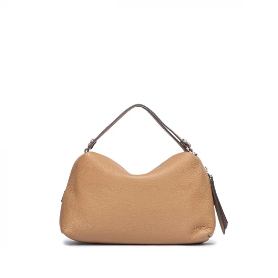 bauletto ALIFA in pelle beige