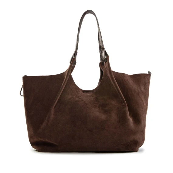 shopper DUA large camoscio moka