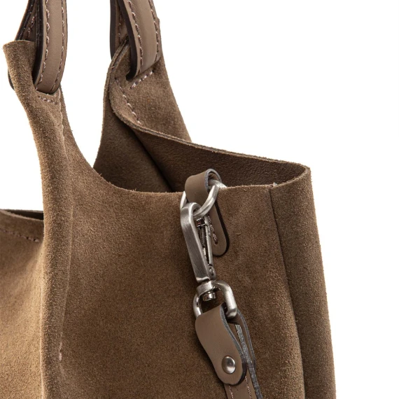 shopper DUA media camoscio daino