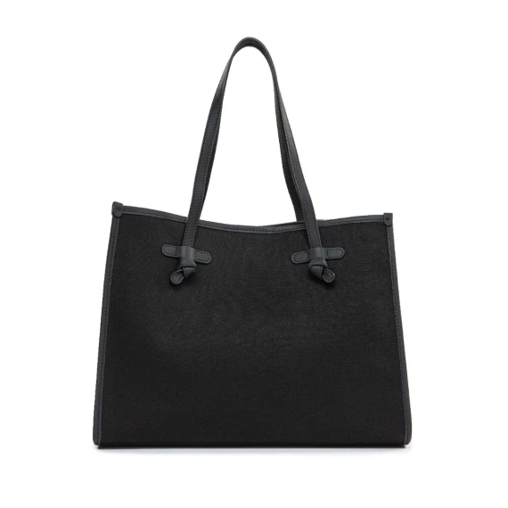 shopper MARCELLA in tessuto nero