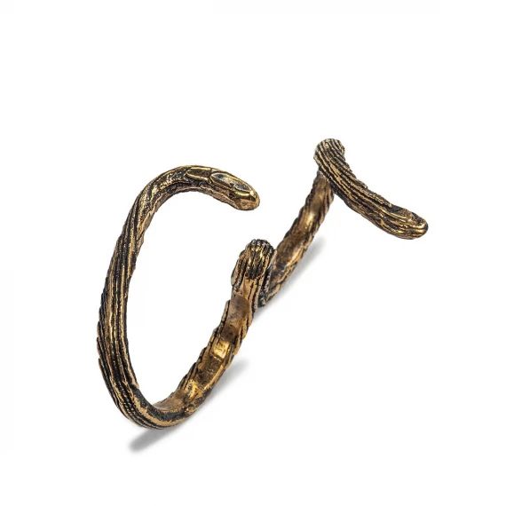 anello doppio in bronzo