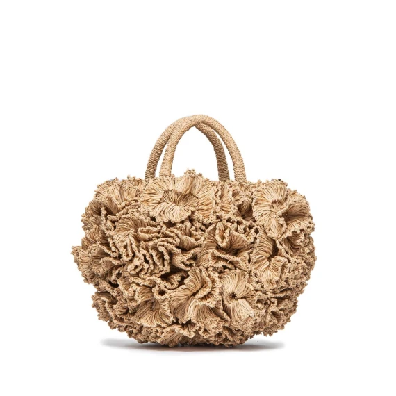 shopper CORAL in paglia tea