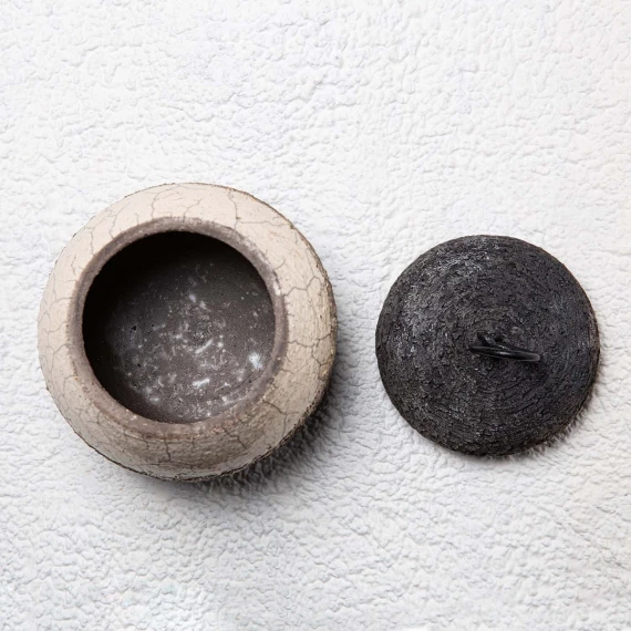 vaso in ceramica Raku