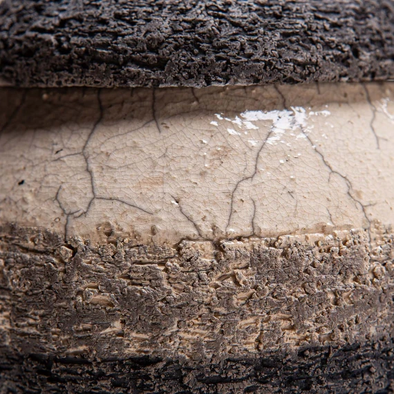 vaso in ceramica Raku